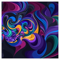 Colorful Waves Abstract Waves Curves Art Abstract Material Material Design Lightweight Scarf  by uniart180623