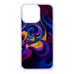 Colorful Waves Abstract Waves Curves Art Abstract Material Material Design Iphone 13 Pro Tpu Uv Print Case