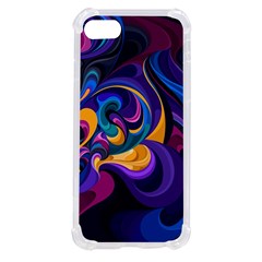 Colorful Waves Abstract Waves Curves Art Abstract Material Material Design Iphone Se