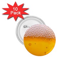 Beer Texture Liquid Bubbles 1 75  Buttons (10 Pack)