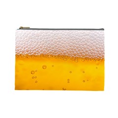 Beer Texture Liquid Bubbles Cosmetic Bag (large) by uniart180623