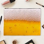 Beer Texture Liquid Bubbles Cosmetic Bag (XL) Front