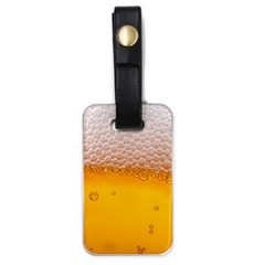 Beer Texture Liquid Bubbles Luggage Tag (one Side) by uniart180623