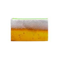 Beer Texture Liquid Bubbles Cosmetic Bag (xs) by uniart180623