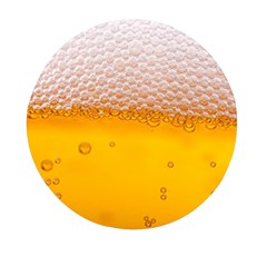 Beer Texture Liquid Bubbles Mini Round Pill Box (pack Of 5) by uniart180623