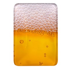 Beer Texture Liquid Bubbles Rectangular Glass Fridge Magnet (4 Pack)