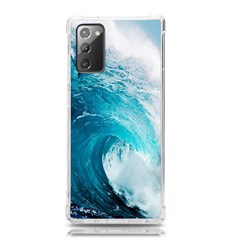 Tsunami Big Blue Wave Ocean Waves Water Samsung Galaxy Note 20 Tpu Uv Case by uniart180623