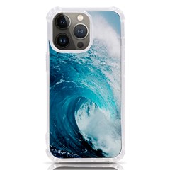 Tsunami Big Blue Wave Ocean Waves Water Iphone 13 Pro Tpu Uv Print Case by uniart180623