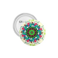 Mandala Flowers Abstract Butterflies Floral Pattern Summer 1 75  Buttons