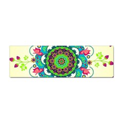 Mandala Flowers Abstract Butterflies Floral Pattern Summer Sticker (bumper)