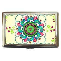 Mandala Flowers Abstract Butterflies Floral Pattern Summer Cigarette Money Case by uniart180623