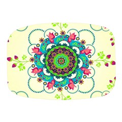 Mandala Flowers Abstract Butterflies Floral Pattern Summer Mini Square Pill Box by uniart180623