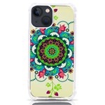 Mandala Flowers Abstract Butterflies Floral Pattern Summer iPhone 13 mini TPU UV Print Case Front