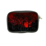 Dark Forest Jungle Plant Black Red Tree Coin Purse Back