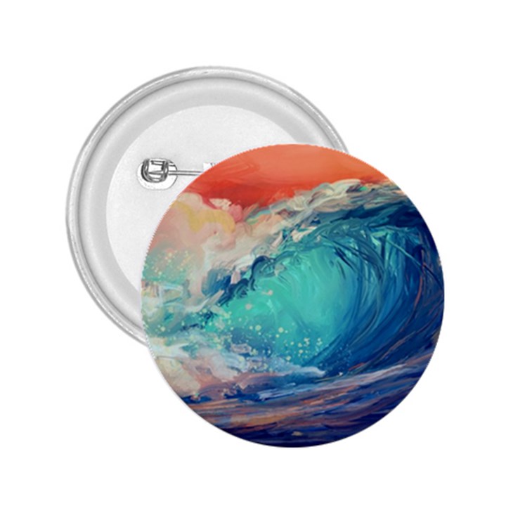 Artistic Wave Sea 2.25  Buttons