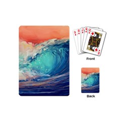 Artistic Wave Sea Playing Cards Single Design (mini) by uniart180623