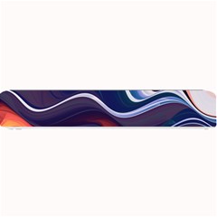 Wave Of Abstract Colors Small Bar Mat by uniart180623