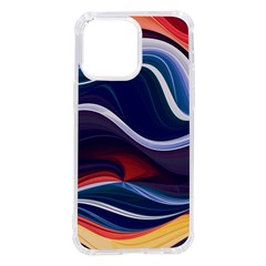 Wave Of Abstract Colors Iphone 14 Pro Max Tpu Uv Print Case