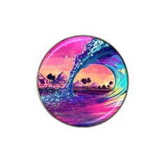 Retro Wave Ocean Hat Clip Ball Marker (4 pack)