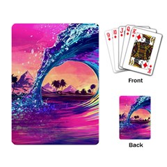 Retro Wave Ocean Playing Cards Single Design (Rectangle)