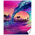 Retro Wave Ocean Canvas 16  x 20  15.75 x19.29  Canvas - 1