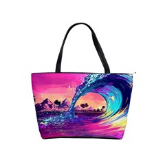 Retro Wave Ocean Classic Shoulder Handbag