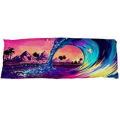 Retro Wave Ocean Body Pillow Case Dakimakura (Two Sides)