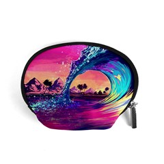 Retro Wave Ocean Accessory Pouch (Small)