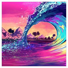 Retro Wave Ocean Lightweight Scarf 