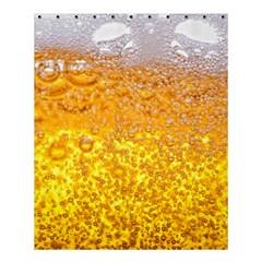 Texture Pattern Macro Glass Of Beer Foam White Yellow Bubble Shower Curtain 60  X 72  (medium) 