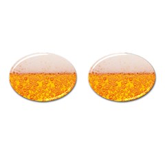 Beer Texture Drinks Texture Cufflinks (oval) by uniart180623