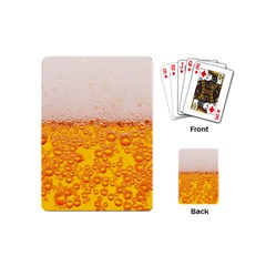 Beer Texture Drinks Texture Playing Cards Single Design (mini)