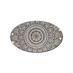 Mandala Circles Drawing Pattern Sticker Oval (10 Pack)