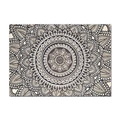 Mandala Circles Drawing Pattern Sticker A4 (100 Pack) by uniart180623