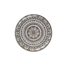 Mandala Circles Drawing Pattern Hat Clip Ball Marker (4 Pack) by uniart180623