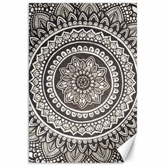 Mandala Circles Drawing Pattern Canvas 20  X 30  by uniart180623