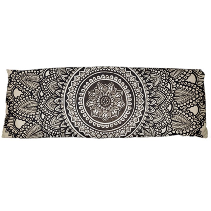 Mandala Circles Drawing Pattern Body Pillow Case (Dakimakura)