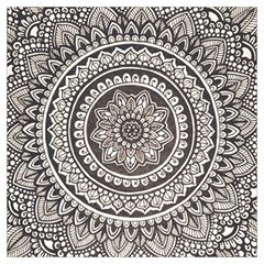 Mandala Circles Drawing Pattern Lightweight Scarf 