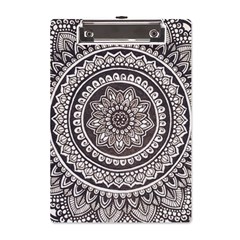 Mandala Circles Drawing Pattern A5 Acrylic Clipboard