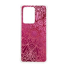 Pink Mandala Glitter Bohemian Girly Glitter Samsung Galaxy S20 Ultra 6 9 Inch Tpu Uv Case by uniart180623