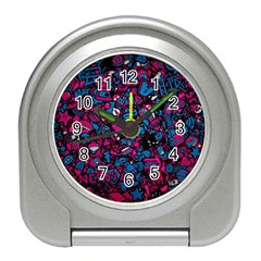 Grafitti Graffiti Abstract Artwork Digital Travel Alarm Clock