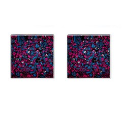 Grafitti Graffiti Abstract Artwork Digital Cufflinks (square) by uniart180623