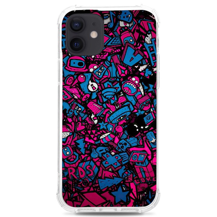 Grafitti Graffiti Abstract Artwork Digital iPhone 12/12 Pro TPU UV Print Case