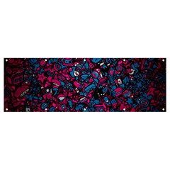 Grafitti Graffiti Abstract Artwork Digital Banner And Sign 12  X 4  by uniart180623