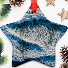 Waves Wave Nature Beach Ornament (Star)