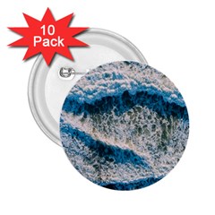 Waves Wave Nature Beach 2.25  Buttons (10 pack) 