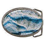 Waves Wave Nature Beach Belt Buckles Front