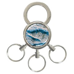 Waves Wave Nature Beach 3-Ring Key Chain