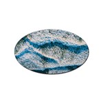 Waves Wave Nature Beach Sticker Oval (100 pack) Front