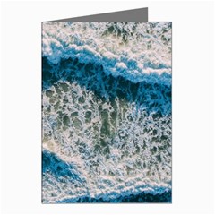 Waves Wave Nature Beach Greeting Cards (pkg Of 8) by uniart180623